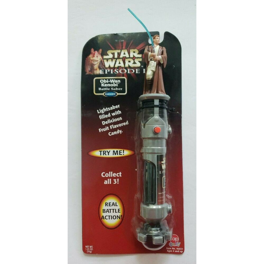 Vintage‎ 1999 Star Wars Episode 1 Candy Battle Saber - Obi-Wan Kenobi U160